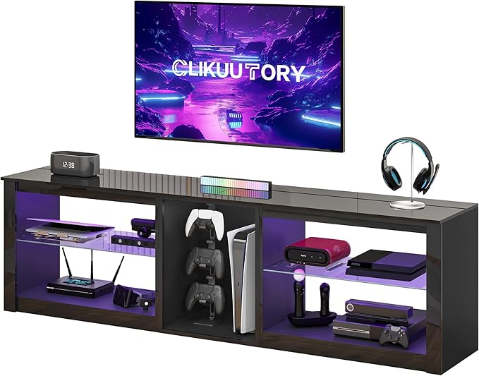 Clikuutory 63 inch High Gloss LED TV Stand - Image 7
