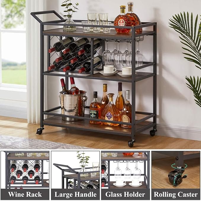 FATORRI Bar Cart for The Home - Image 6