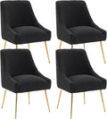 Dining Chairs Medieval Modern Restaurant Chairs, Soft Cushions, Teddy Velvet by RESTWORLD