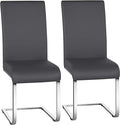 Yaheetech Dining Chairs Set of 2 Modern Faux Leather Upholstered Dining Room by Yaheetech