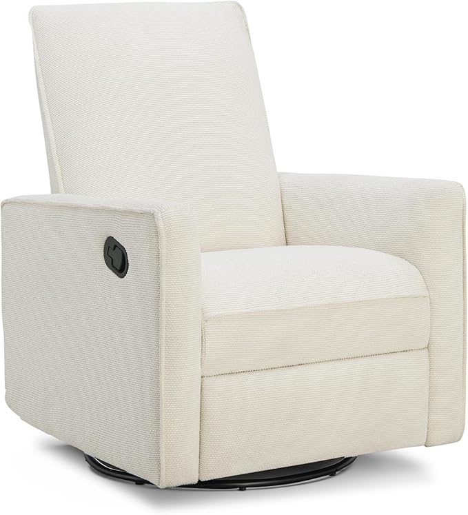 Upholstered Recliner Swivel Glider Nursery Chair Reclining Performance Fabric by Kislot