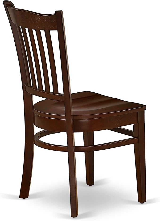 East West Furniture NDGR3-MAH-W 3 Piece Modern Dining Table Set Contains a - Image 12