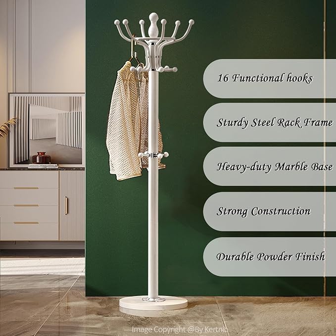 Kertnic Freestanding Coat Rack - Image 3