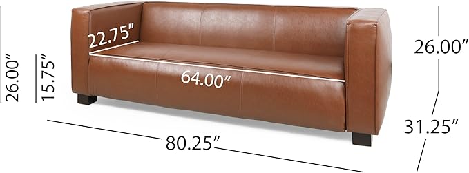 Merax Mid Century Modern 3 Seater Sofa - Image 2
