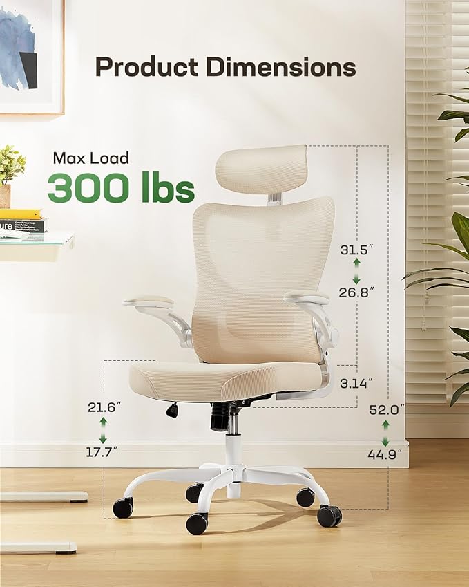 Marsail Ergonomic Office Chair: Office Computer Desk Chair - Image 2