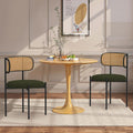 Mid Century Modern Dining Chairs Set of 2 by Unknown