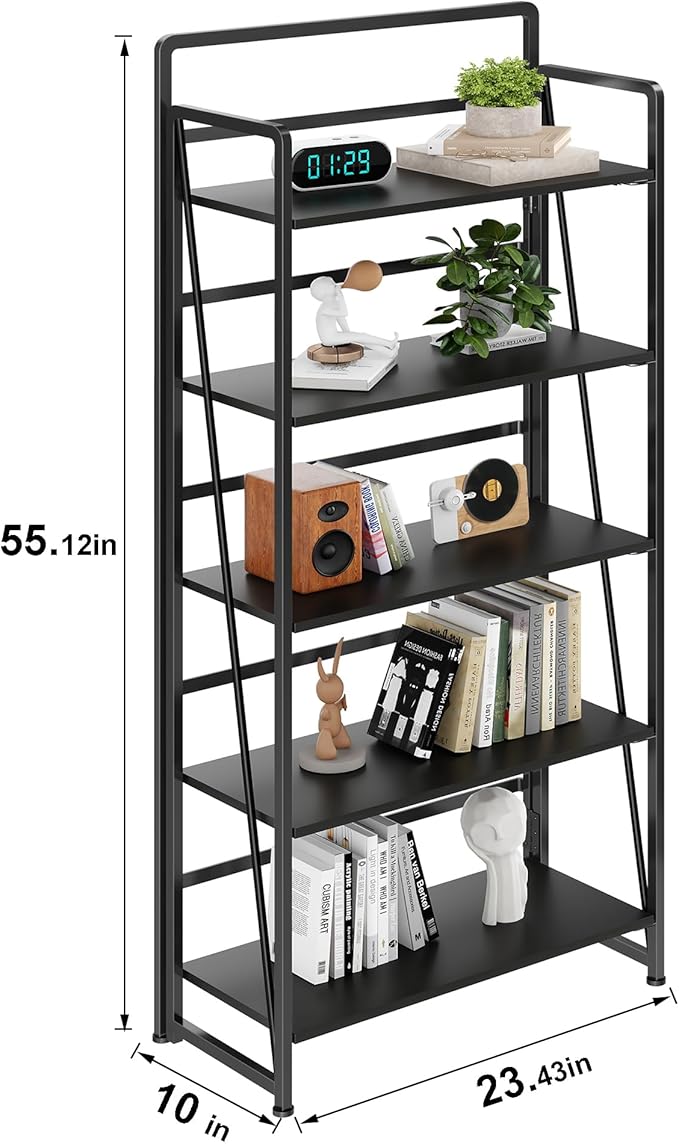 BHG No Assembly Folding Bookshelf - Image 3