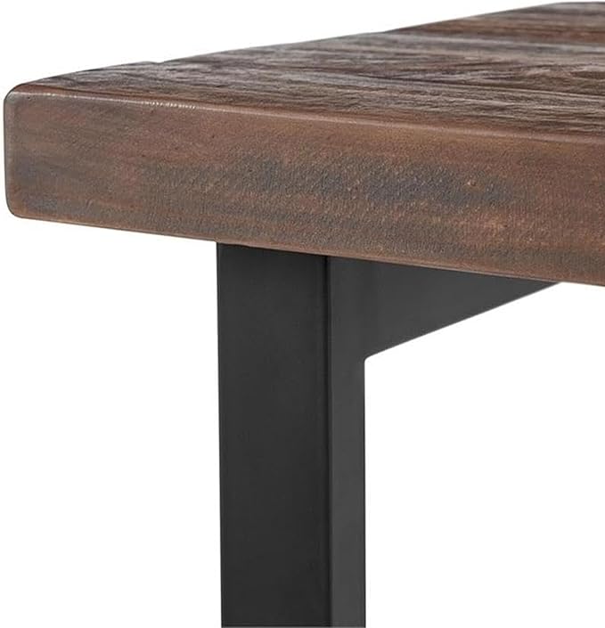 Pomona 27-Inch Wood End Table in Rustic Natural Finish - Image 11
