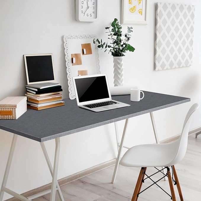 Kaboon Universal Tabletop 55"x27.5", Solid One-Piece Melamine Table Top - Image 2