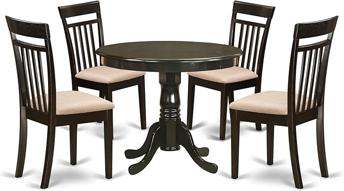 East West Furniture ANCA5-CAP-C 5 Piece Kitchen Table Set by EastWestFurniture