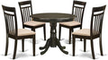 East West Furniture ANCA5-CAP-C 5 Piece Kitchen Table Set by EastWestFurniture