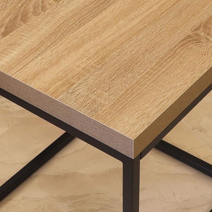 CENSI 18-Inch Natural Oak Accent End Table/Side Table - Image 7