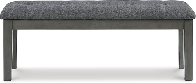 Signature Design by Ashley Hallanden Rustic Tufted Upholstered Dining Room Bench - Image 9