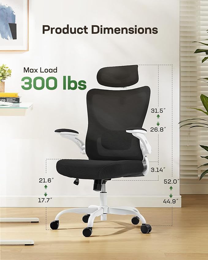 Marsail Ergonomic Office Chair: Office Computer Desk Chair - Image 2
