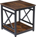 Industrial End Table Side Table by KSWIN