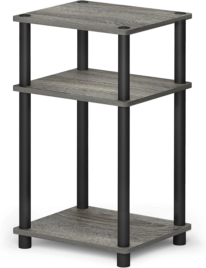 Furinno Just 3-Tier Turn-N-Tube End Table / Side Table / Night Stand / Bedside - Image 5