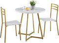 VECELO Small Round Dining Table Set by VECELO