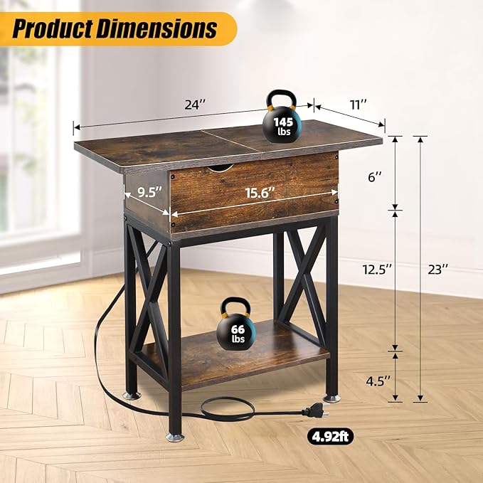 Toocust End Table Living Room - Image 3