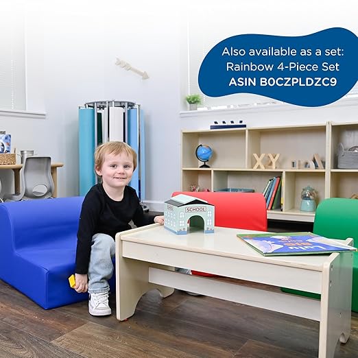 Children's Factory Library Lounger, Flexible Seating Classroom Furniture - Image 7