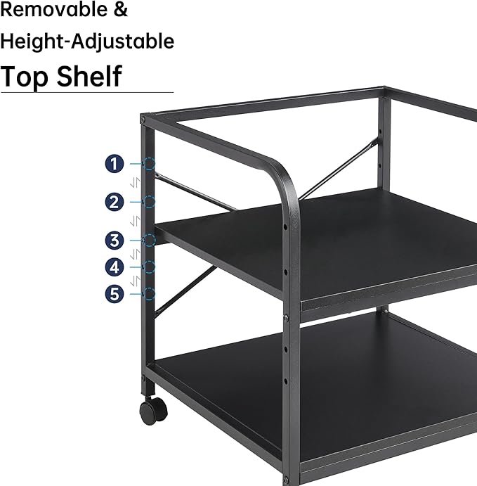 2 Tier Under Desk Printer Stand - Image 4