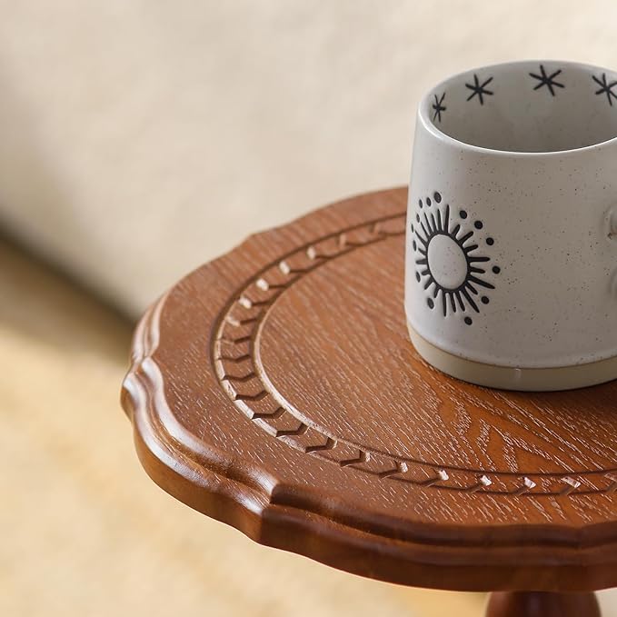 Solid Wood Side Table, Small Drink Table - Image 9