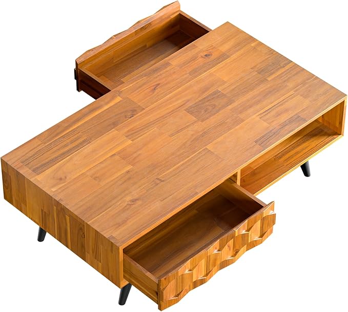 Bme Georgina Solid Wood Coffee Tables - Image 3