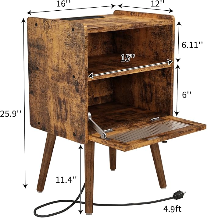 Mid Century Modern Nightstand - Image 3