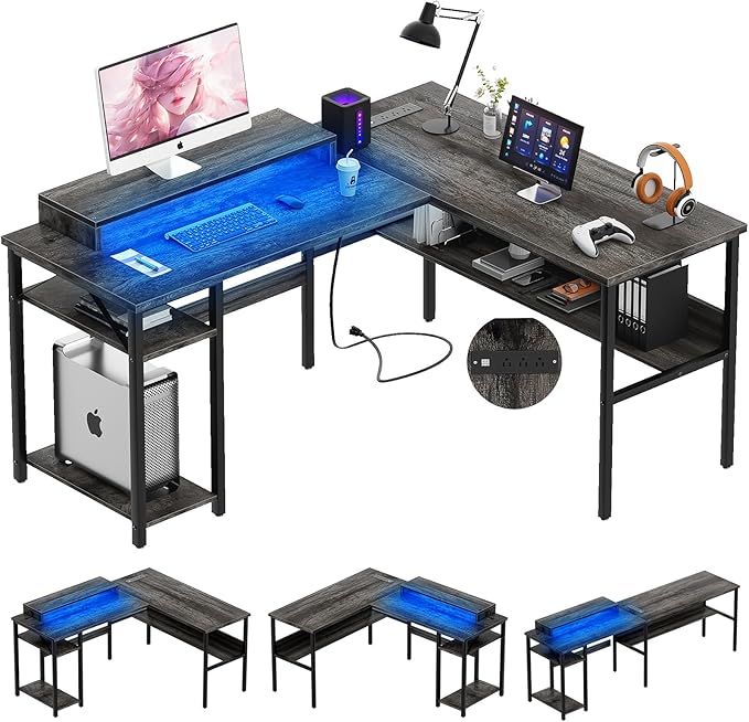 Unikito Reversible L Shaped Desk by Unikito