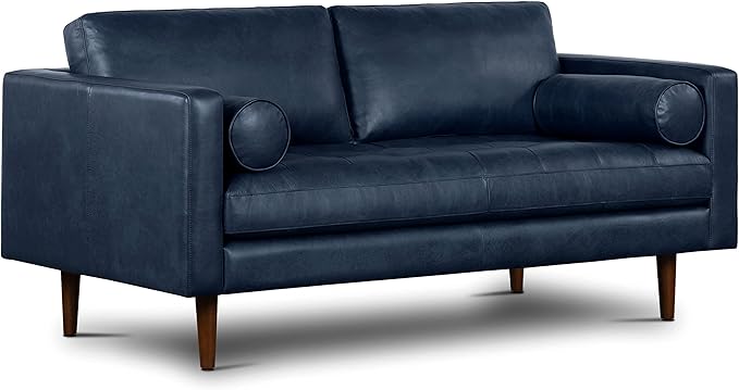 POLY & BARK Napa Furniture, 72 inches, Midnight Blue - Image 4