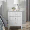 OCANDO White Bed Side Table by OCANDO