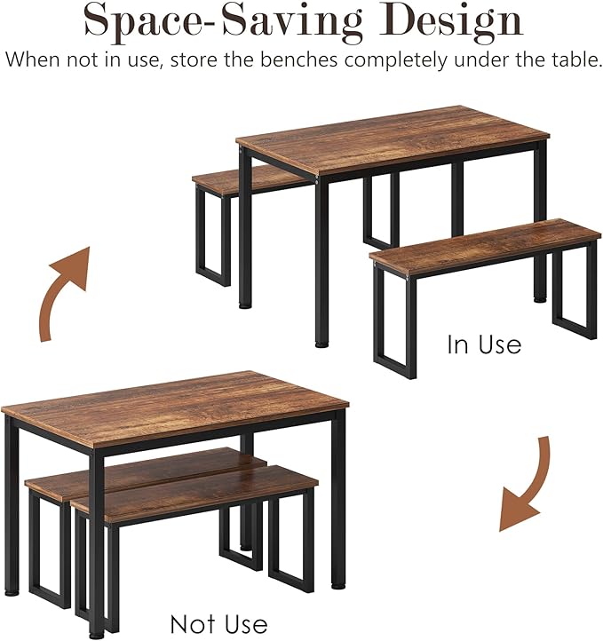 soges 39.4 in Kitchen Table Set - Image 4