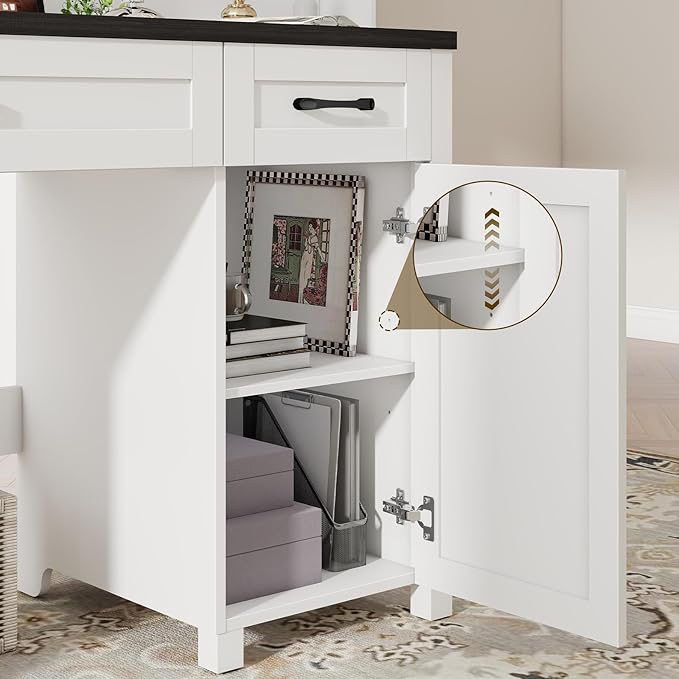 Farmhouse 47" Executive Desk, Computer Desk - Image 5
