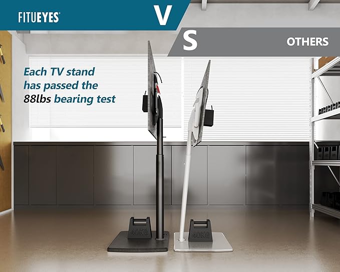 FITUEYES Tall TV Floor Stand - Image 7