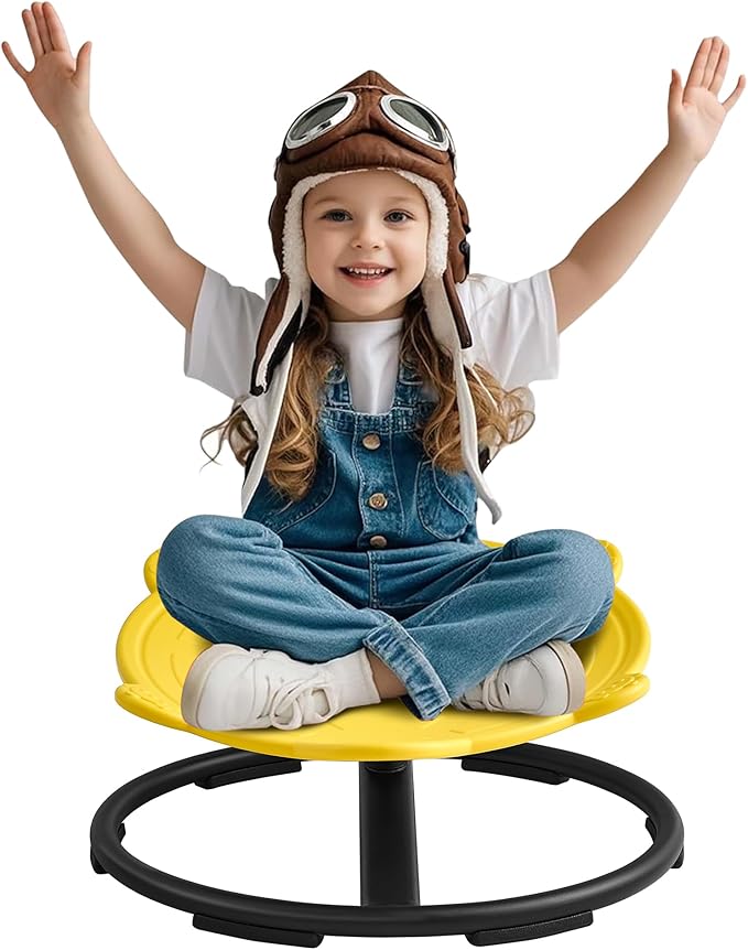 Swivel Chair for Kids, 360° Spinning Seat, Toddler Sit and Spin Wobble Chair by Unknown