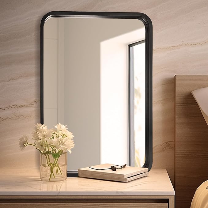 WallBeyond 20x30 Inch Wood Mirror - Image 4