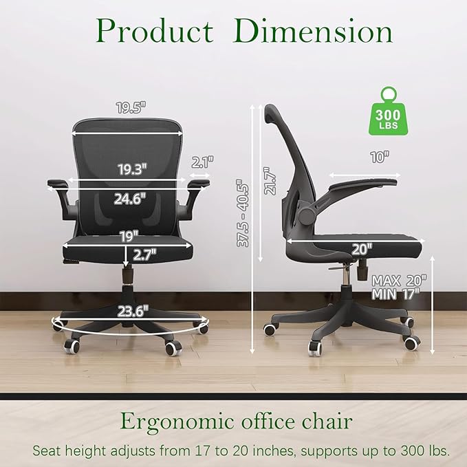 Ergonomic Office Chair, High-Back Mesh Computer Desk Chair - Image 2