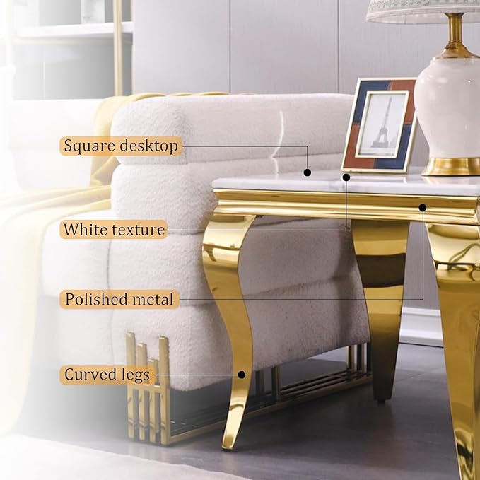 End Table, Glam Stable End Table - Image 5