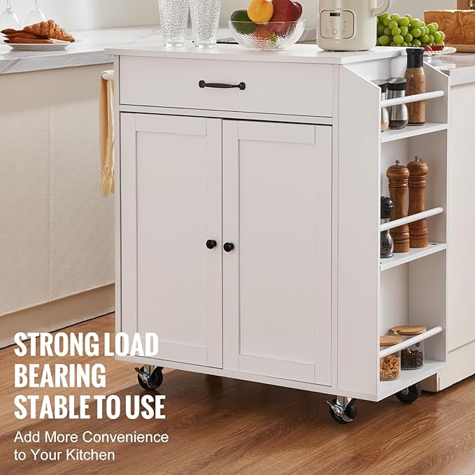 VEVOR Kitchen Island Cart, Rolling Table - Image 5