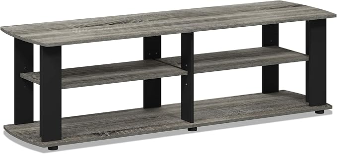 FURINNO Nelly Entertainment Center TV Stand, Short 43.3" x13.4 x13.1, French - Image 5