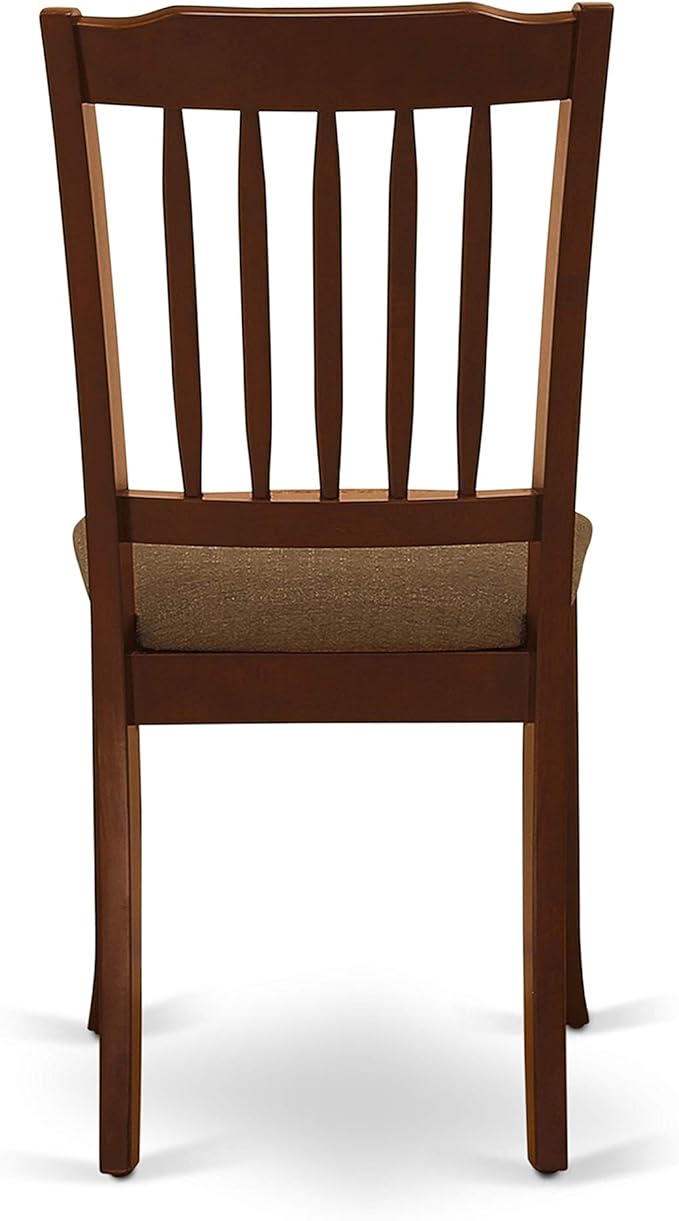 East West Furniture HBDA5-MAH-C 5 Piece Dinette Set - Image 10