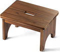 Wooden Step Stool, 9in One Step Stool by FANATU