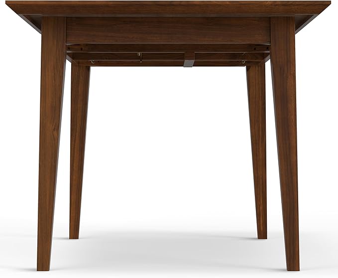 SIMPLIHOME Colby Extendable Dining Table, Solid Wood Walnut Veneer in Walnut - Image 17