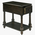 LEEMTORIG Solid Wood End Table Narrow Side Table by LEEMTORIG