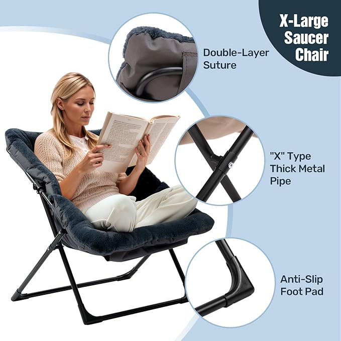 HollyHOME X-Large Saucer Chair - Image 4