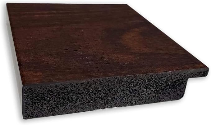 Amanti Art Brown Wall Mirror 25x25 Wildwood Brown Square Bathroom Mirror - Image 2