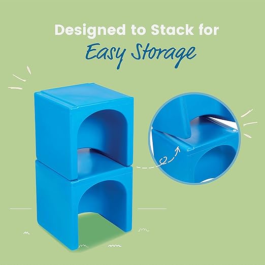 ECR4Kids Tri-Me Table and Cube Chair Set - Image 6