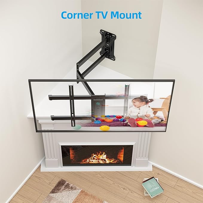 Pre-Assembled Corner TV Wall Mount - Image 4