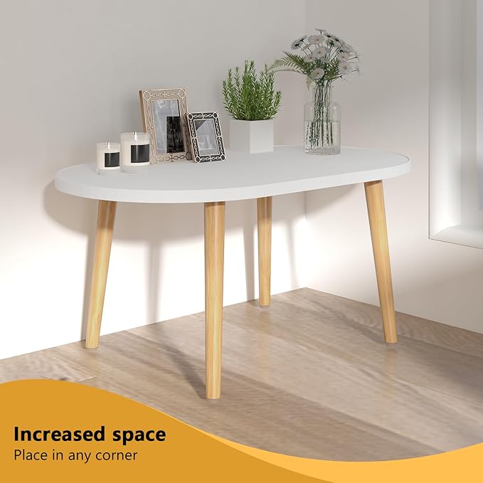 Oval Coffee Table Low Table - Image 9