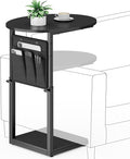 Vagusicc C Shaped End Table, Adjustable Height Small Side Table by Vagusicc