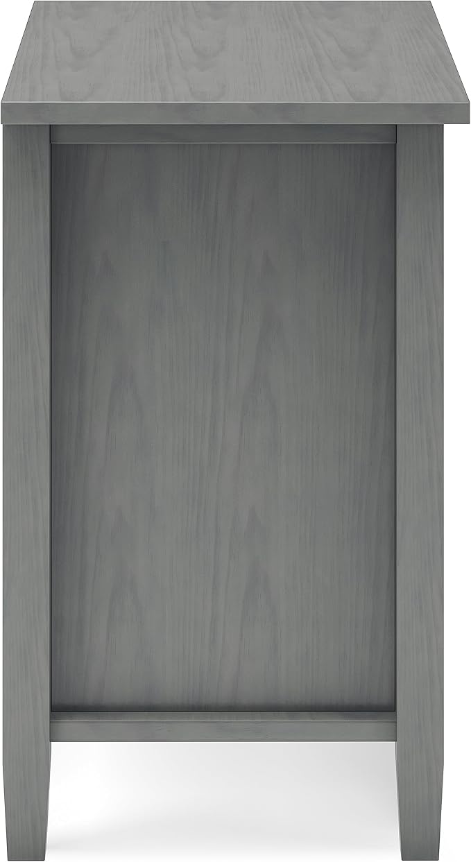 SIMPLIHOME Warm Shaker SOLID WOOD 24 Inch Wide Transitional Bedside Nightstand - Image 7